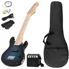 30  Electric Guitar Beginner Kit With 5w Amp  Accessories   Bag - Blue