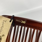 Vintage Mebco Wide-tooth Tortoise Shell Hair Comb Detangle Volume