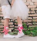 2 Pairs Valentines Day Holding Hands Socks Funny Magnetic Couple Socks 2 Pink