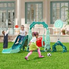 5 In 1 Toddler Slide And Swing Set  Indoor And Outdoor Kids Playset For Toddlers