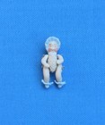 Dollhouse Miniature Artisan Made Jointed Porcelain Baby Doll 1  Tall