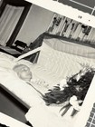 1960s Post Mortem Dead Woman Casket Coffin Funeral Death Vtg Snapshot Photo