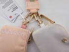 Lululemon Dual Pouch Wristlet Wallet Pink white
