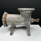 Antique Enterprise Mfg  Co  Tinned Meat Grinder Chopper 22 Cast Iron No Handle