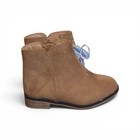 Cat   Jack Toddler Girls Brown Faux Suede Ankle Boots Side Zip Size 5 Nwt