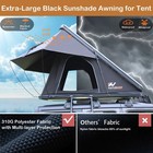 Naturnest Hardshell Roof Top Tent Polaris Plus Car Camping Tent W  Luggage Bars