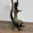 Antique Universal No  2 Meat Grinder Food Chopper Cast Iron - Wood Handle