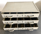 Vintage Metal Industrial Medium Parts 3 Drawer Storage Organizer Cabinet 29 Lbs 