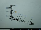 Genuine Allis Chalmers Fuel Primer Check Valve 7030 7040 7050 7060 7080 74050637