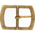 Brass New Hippie Minimalist Hippy Retro Mcm Boho Nos 1970s Vintage Belt Buckle