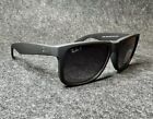 New Ray-ban Justin Rb4165 Matte Black  Gradient Grey 54mm Sunglasses