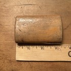 Rare Antique Primitive Wood Snuff Box Laurencekirk Hinge Lined W tortoise Shell