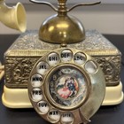 Rotary Retro Victorian Telephone Vintage In Working Condition