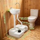 Yescom 17l Portable Camping Sink Hand Wash Stand Tank Station