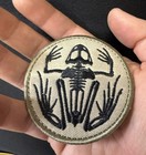 Frog Navy Seal Frogman Special Forces Tactical Patch Skeleton Tan