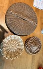Group Of Antique Hand Woven Baskets