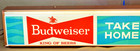 Vintage 1967 Budweiser Beer Lighted    take Home Cold Beer    Sign 48    X 6 5 X 4   