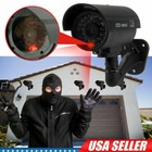 1pcs 2pcs Dummy Security Camera Fake Led Blink Light Outdoor Surveillance Cctv