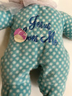 Jesus Loves Me Bunny Stuffed Animal Dan Dee Collector s Plush Sings Blue 12  