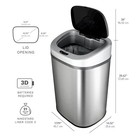 Nine Stars 21 1 Gallon Trash Can  Motion Sensor Touchless Kitchen Trash Can  Sta