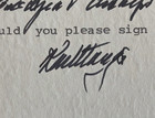 Rare  Hindenburg  zeppelin  Us Navy Radm K l  Lange Observer Autographed Letter