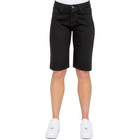 Enzo Womens Long Shorts Mid Rise Stretch Denim Jean Casual Cotton Half Pant
