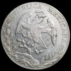 Mexico Second Republic 8 Reales 1895 Mo Am Mexico City Mint