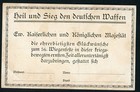 German Ww1 Postcard Kaiser Wilhelm Ii Portrait Heil Und Sieg Deutschen Waffen