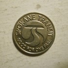 Spokane Transit  washington  Pattern Transit Token -  Wa998r