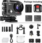 Hiicam 4k Action Camera Wifi Eis Waterproof 131ft Underwater Sports Cam 64gb 