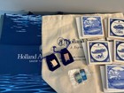 Lot Of Holland America  Cruise Line Swag  Tote Bags  Tile Delft Coasters  Pins