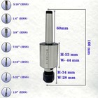 Machel Mt2 Rotary Broach Set W  Er16 Adapter   7 Hex Broaches     Machining Tool 