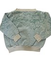 Vtg Peanuts Gang Childs Sweatshirt Gray Beige Tree Flaws 1980   s Double Sided
