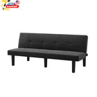 70  Modern Faux Suede Futon Sofa Bed 3 Adjustable Backrest Angles Dark Gray New