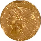 1927  2 5 Gold Indian Head Quarter Eagle Ngc Ms 63