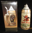 1988 Tomorrow s Treasures Anheuser-busch Lidded Beer Stein The Land Of Festivals