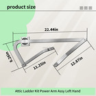 Fit For Louisville Ladder Left Hand Attic Ladder Power Arm Assy  Pr315500-lh