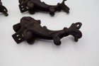 Antique Victorian Dragon Griffin Shelf Supports Brackets Lot 4 Table Hardware