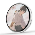 Electronic Badge digital Badge smart E-badge Led Anime Pin With Hd Touchscreen
