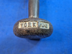 York 10 Pound Bun Style Dumbbells  20 Lbs Total 