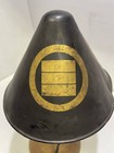 Japanese Antique Samurai Helmet Jingasa Black Lacquered Gold Family Crest T2504y