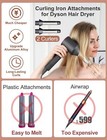 Automatic Curling Wands Attachments With 2 Curlers For Dyson Supersonic Hair Dry