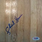 Chick Hearn Los Angeles Lakers Signed Autographed Basketball Floorboard Proof La