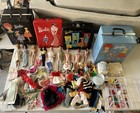 Vintage Early 60s Barbie Dolls   Cases Big  Lot - Tons Of Clothes   Accessories 