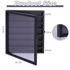 Knife Display Case With Lockable Clear Acrylic Door 7 Tiers Wooden Pocket Knife