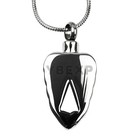 New Angel Heart Cremation Jewelry Ashes Keepsake Memorial Urn Necklace With Tool