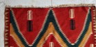 Antique Navajo Germantown Double Saddle Blanket Native Weaving rug