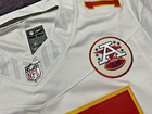 Large Patrick Mahomes  15 Vapor Fuse Jersey White Elite Quality Chiefs