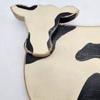 Cow Wooden Wall Folk Art Farm Holstein Country Decor Kitchen Hanger Vintage