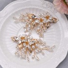 Ulapan 2 Pcs Pearl Shoe Clips For Pumps Wedding  Rhinestone Crystal Bridal    